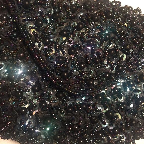 Fancy vintage beaded clutch - Picture 4 of 5